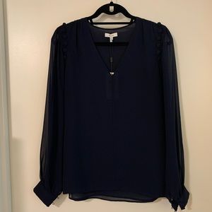 Navy Reiss Blouse
